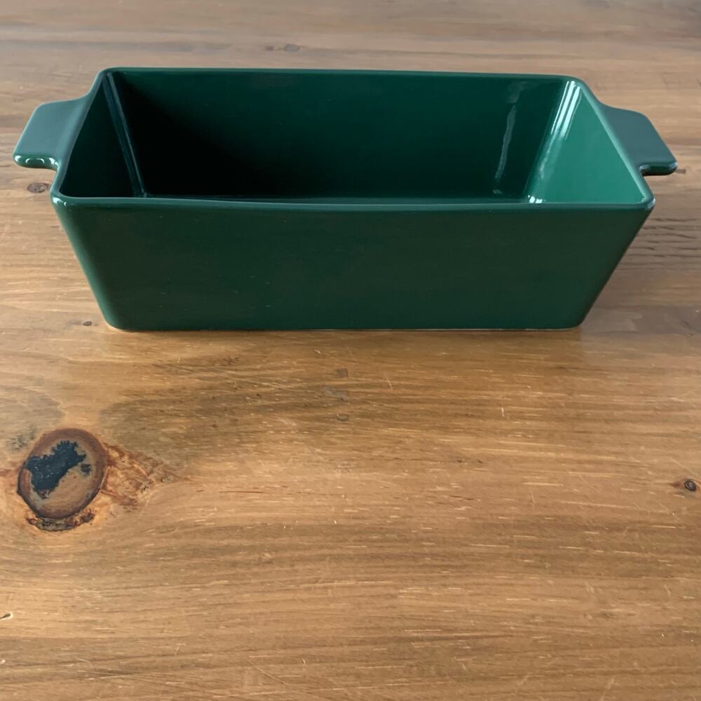 Crate & Barrel Loaf Pan Arctic Friends Evergreen Joan Anderson Ceramic Stoneware - Picture 6 of 10
